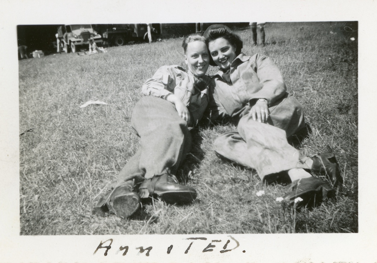 Ann (left) and Ted (right), c. 1940s. Photographer unknown