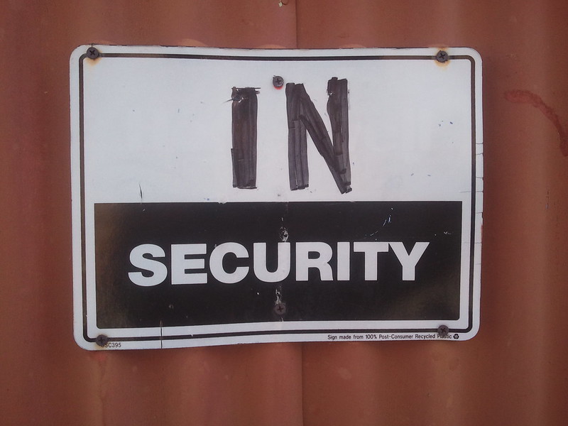 insecurity sign